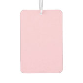 Brustkrebs-Bewusstsein hellrosa niedliches Herz Autolufterfrischer (Rückseite)