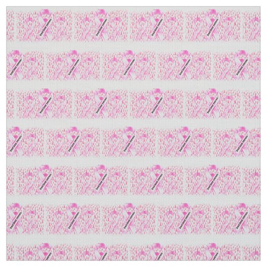 Brustkrebs-Bewusstsein, Hoffnung_ Stoff (Muster)