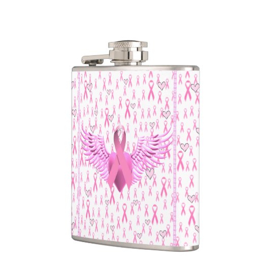 Brustkrebs-Bewusstsein, HOPE_ Flachmann (Links)