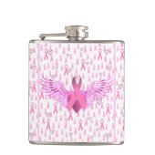 Brustkrebs-Bewusstsein, HOPE_ Flachmann (Vorderseite)