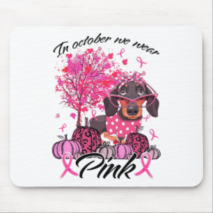 Brustkrebs-Bewusstsein im Oktober tragen wir Pink  Mousepad
