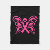 Brustkrebs-Bewusstsein in der Multifunktionsleiste Fleecedecke (Vorderseite)