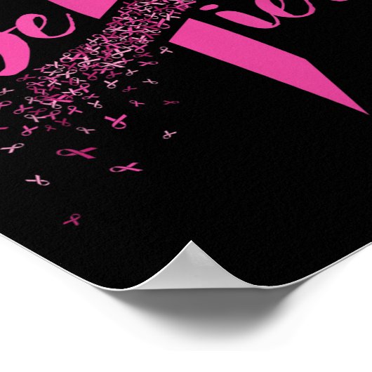 Brustkrebs-Bewusstsein - Inspiration Poster (Ecke)