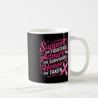 Brustkrebs-Bewusstsein Kämpfer Überlebende Ehrenze Kaffeetasse