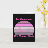 Brustkrebs-Bewusstsein Karte (Gelbe Blume)