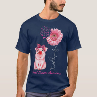 Brustkrebs-Bewusstsein Kostüm Daisy Ribbon Geschen T-Shirt