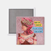 Brustkrebs-Bewusstsein, Krebs beenden Magnet (Vorderseite/Rückseite)