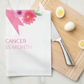 Brustkrebs Bewusstsein Küchentücher (Viertel Falte)