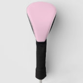 Brustkrebs-Bewusstsein leicht rosa schlicht niedli Golf Headcover (Vorderseite)