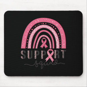 Brustkrebs-Bewusstsein Leopard Pink Regenbogen Mousepad