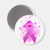 Brustkrebs-Bewusstsein Magnet (Vorderseite/Rückseite)