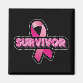 Brustkrebs-Bewusstsein Magnet (Vorne)