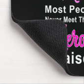 Brustkrebs-Bewusstsein Mama Brustkrebs-Krieger Mousepad (Ecke)