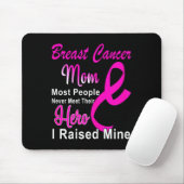 Brustkrebs-Bewusstsein Mama Brustkrebs-Krieger Mousepad (Mit Mouse)