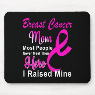 Brustkrebs-Bewusstsein Mama Brustkrebs-Krieger Mousepad