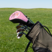 Brustkrebs-Bewusstsein mit rosa Golf Headcover (In SItu)