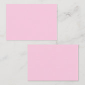 Brustkrebs-Bewusstsein Monat leicht rosa fest Mitteilungskarte (Vorne/Hinten)