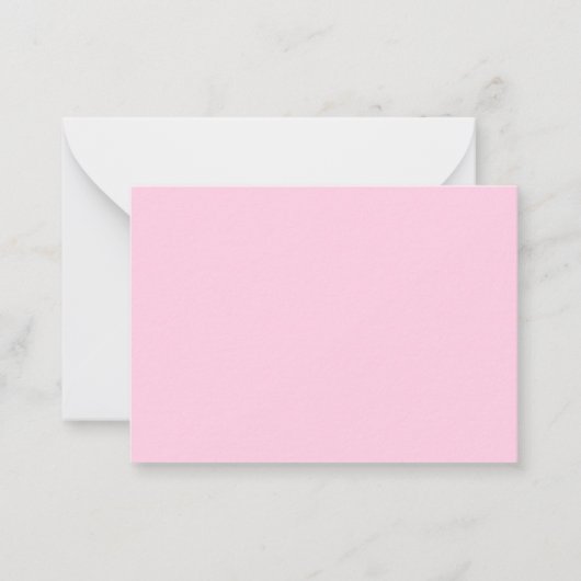 Brustkrebs-Bewusstsein Monat leicht rosa fest Mitteilungskarte (Vorderseite)