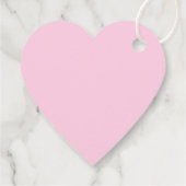 Brustkrebs-Bewusstsein Monat rosa benutzerdefinier Geschenkanhänger (Rückseite)