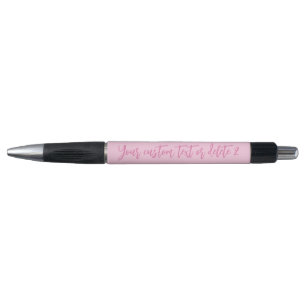 Brustkrebs-Bewusstsein Monat rosa benutzerdefinier Kugelschreiber
