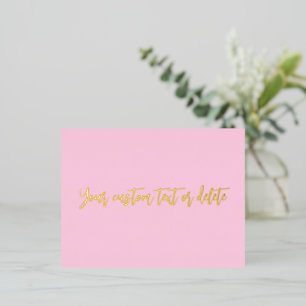 Brustkrebs-Bewusstsein Monat rosa Brust Folien Feiertagspostkarte