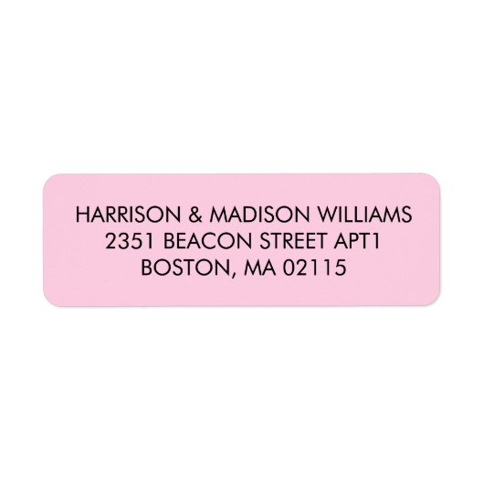 Brustkrebs-Bewusstsein Monat rosa schwarze Adresse (Vorne)