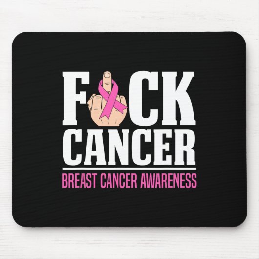Brustkrebs-Bewusstsein Mousepad (Vorne)