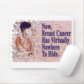 Brustkrebs-Bewusstsein Mousepad (Mit Mouse)