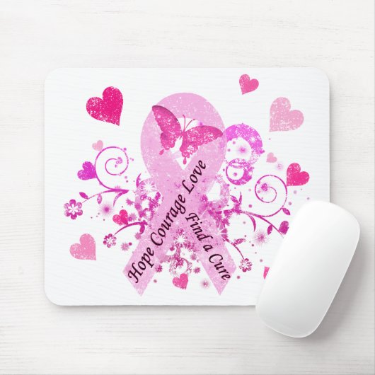 Brustkrebs-Bewusstsein Mousepad (Mit Mouse)