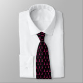 Brustkrebs-Bewusstsein Neck Tie Krawatte (Gebunden)