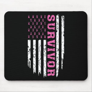 Brustkrebs Bewusstsein Pink Ribbon Überlebende Ame Mousepad