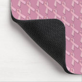 Brustkrebs-Bewusstsein Pink Ribbons Mousepad (Ecke)