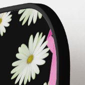 Brustkrebs-Bewusstsein Pink Ribbons Pickleball Schläger (Linke Seite)