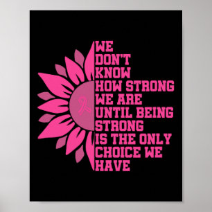 Brustkrebs-Bewusstsein Poster