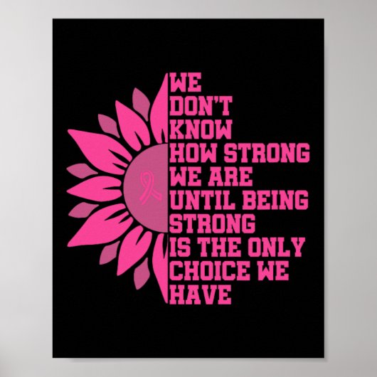 Brustkrebs-Bewusstsein Poster (Vorne)