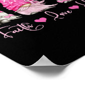 Brustkrebs-Bewusstsein Poster (Ecke)