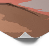 Brustkrebs-Bewusstsein Poster (Ecke)