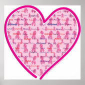 Brustkrebs-Bewusstsein Poster (Vorne)