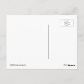 Brustkrebs-Bewusstsein Postkarte (Rückseite)
