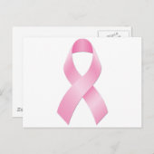 Brustkrebs-Bewusstsein Postkarte (Vorne/Hinten)