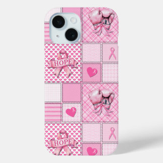 Brustkrebs-Bewusstsein - Quilt-Muster - Fall Case-Mate iPhone Hülle