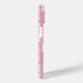 Brustkrebs-Bewusstsein - Quilt-Muster - Fall Case-Mate iPhone Hülle (Rückseite / Rechts)