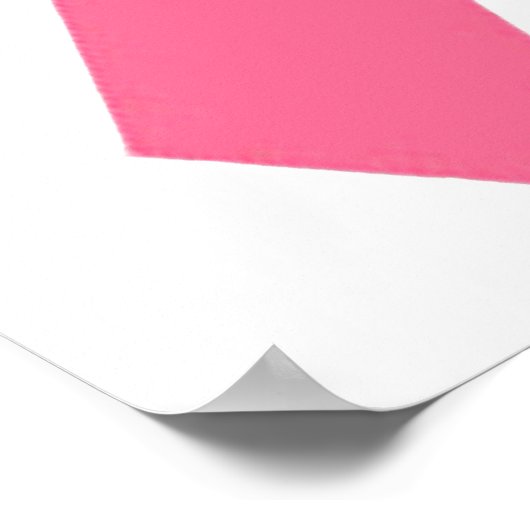 Brustkrebs-Bewusstsein Ribbon-Poster Poster (Ecke)