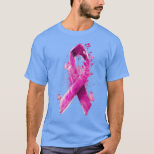 Brustkrebs-Bewusstsein Ribbon rosa im Oktober wir T-Shirt
