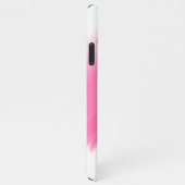 Brustkrebs-Bewusstsein Ribbon Wasserfarbe iPhone Hülle (Rechte Seite)