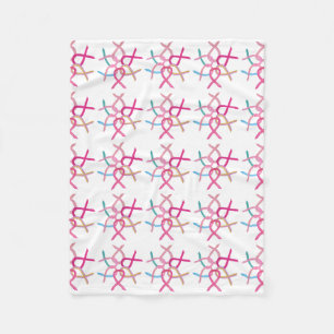 Brustkrebs Bewusstsein Ribbons Chemo Blanket Fleecedecke