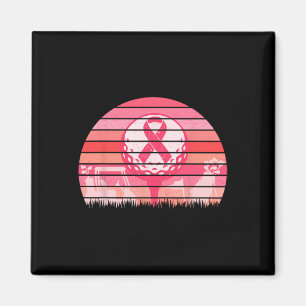 Brustkrebs-Bewusstsein Ribbons Golf Ball Oktober Magnet