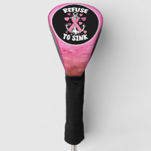 Brustkrebs-Bewusstsein rosa ABWEICHUNG Golf Headcover