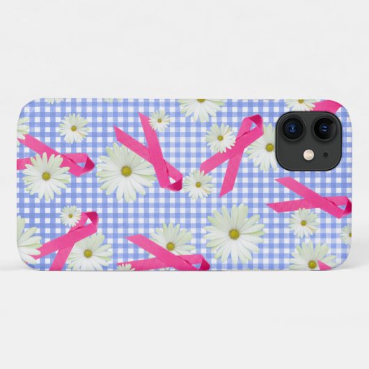 Brustkrebs-Bewusstsein rosa Band Case-Mate iPhone Hülle (Rückseite (Horizontal))