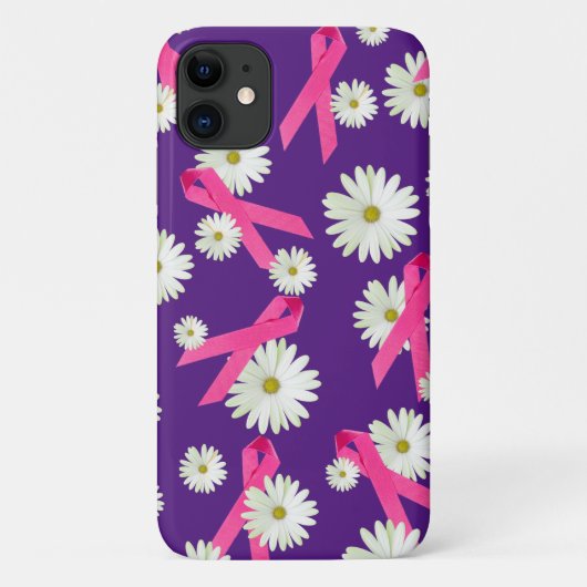 Brustkrebs-Bewusstsein rosa Band Case-Mate iPhone Hülle (Rückseite)
